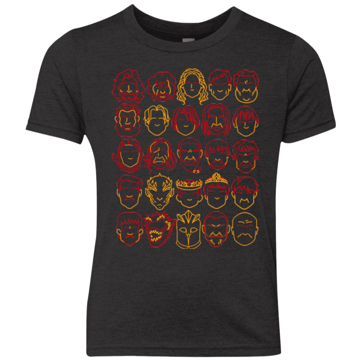 T-Shirts Vintage Black / YXS Game of Thrones Minimalism Youth Triblend T-Shirt