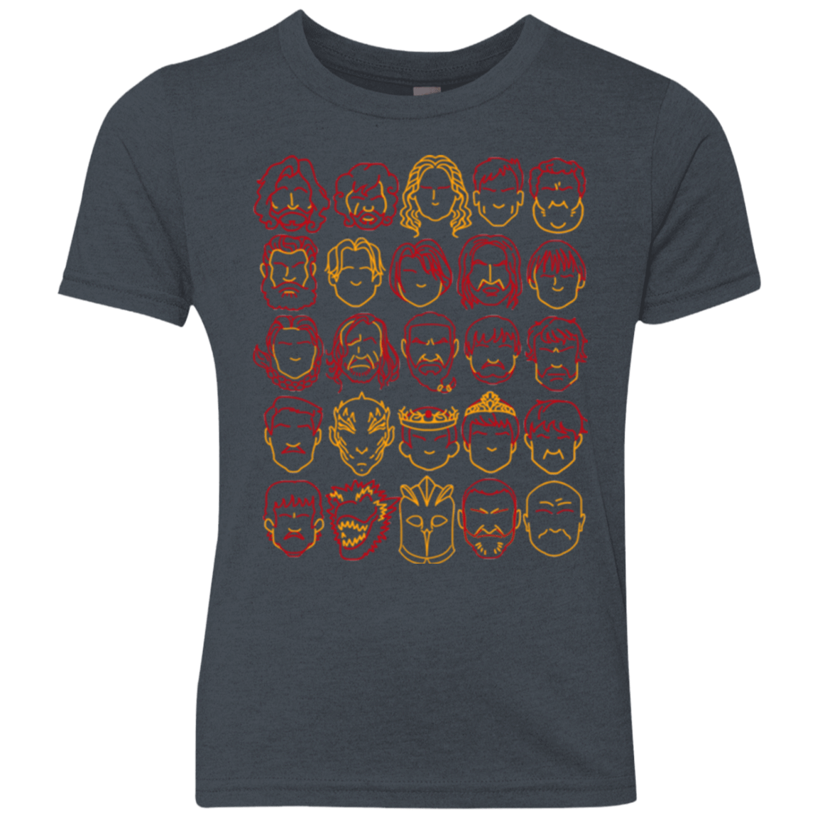 T-Shirts Vintage Navy / YXS Game of Thrones Minimalism Youth Triblend T-Shirt