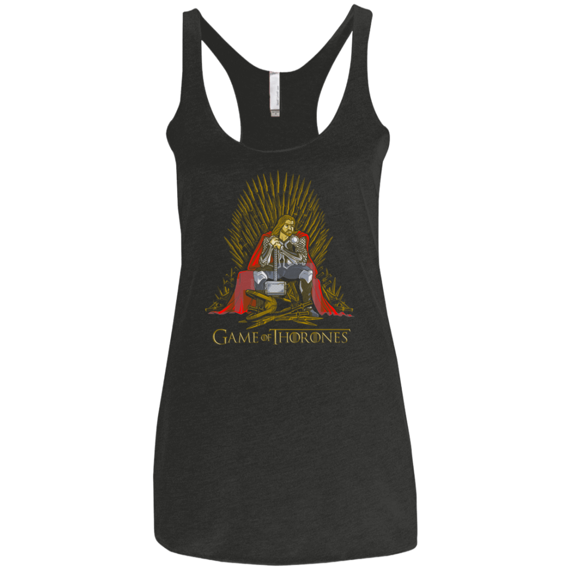 T-Shirts Vintage Black / X-Small Game of Thrones Women's Triblend Racerback Tank