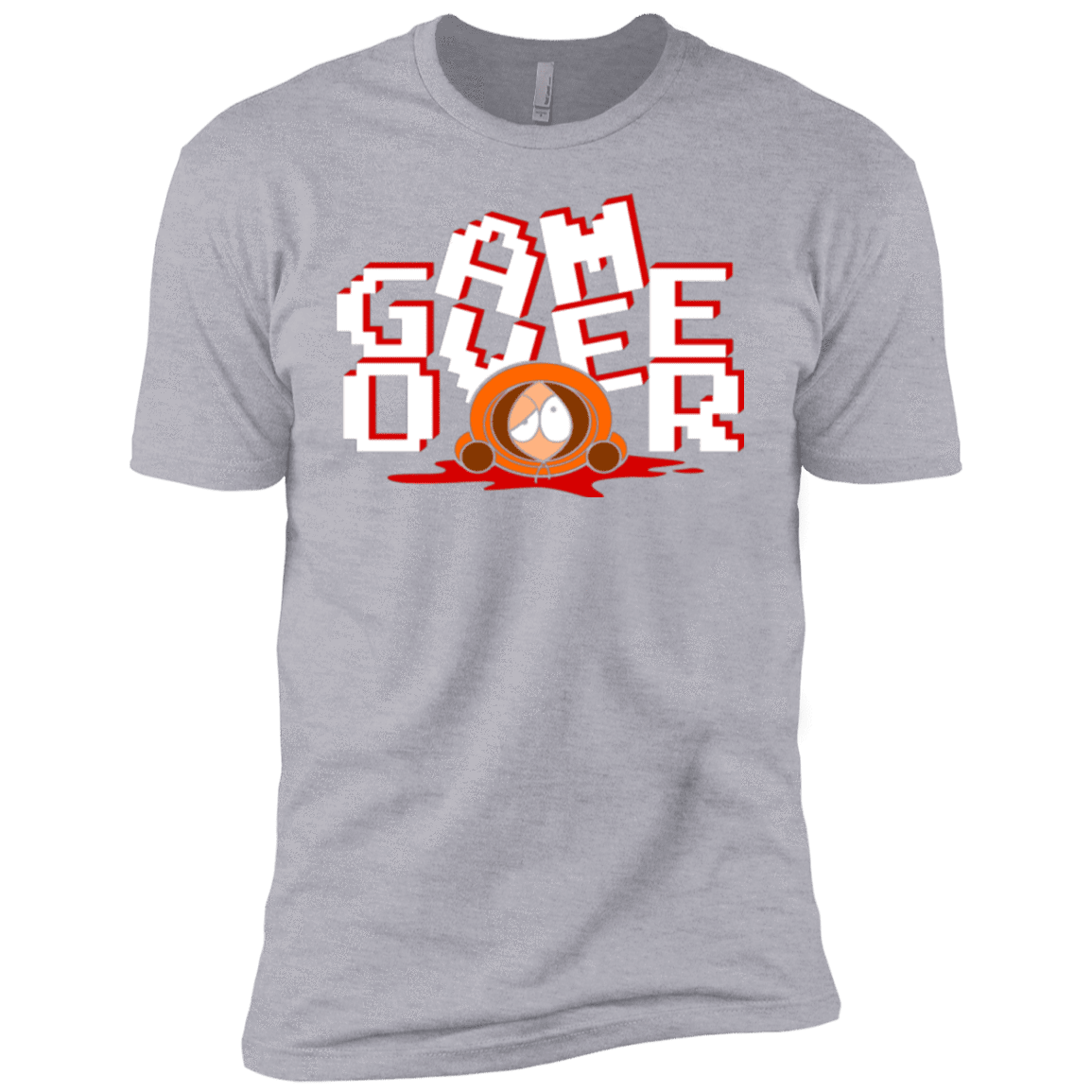T-Shirts Heather Grey / YXS Game over Boys Premium T-Shirt