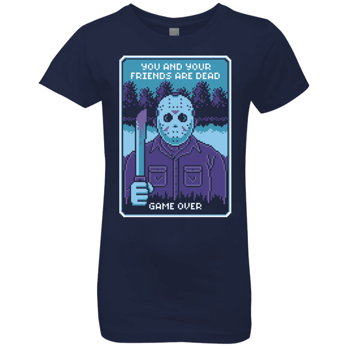 T-Shirts Midnight Navy / YXS Game Over Girls Premium T-Shirt