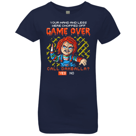 T-Shirts Midnight Navy / YXS Game Over Girls Premium T-Shirt