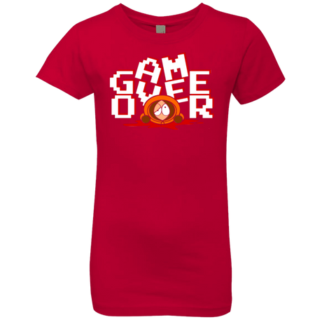 T-Shirts Red / YXS Game over Girls Premium T-Shirt