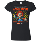 T-Shirts Black / S Game Over Junior Slimmer-Fit T-Shirt