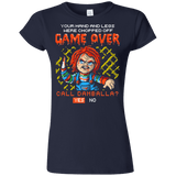 T-Shirts Navy / S Game Over Junior Slimmer-Fit T-Shirt