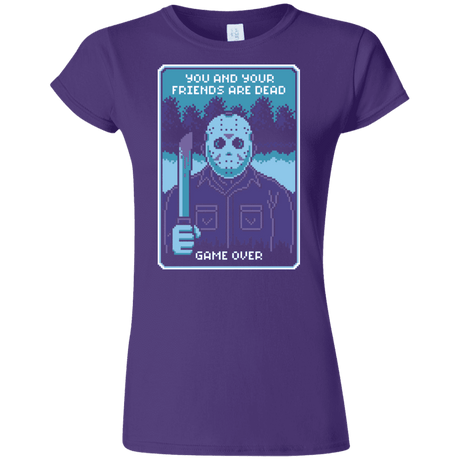 T-Shirts Purple / S Game Over Junior Slimmer-Fit T-Shirt