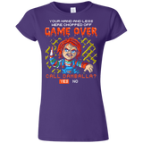 T-Shirts Purple / S Game Over Junior Slimmer-Fit T-Shirt