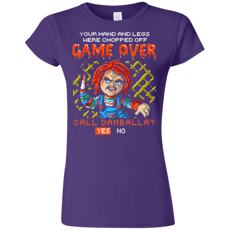 T-Shirts Purple / S Game Over Junior Slimmer-Fit T-Shirt