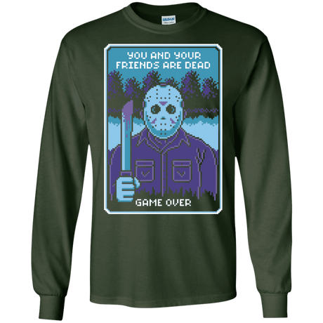 T-Shirts Forest Green / S Game Over Men's Long Sleeve T-Shirt
