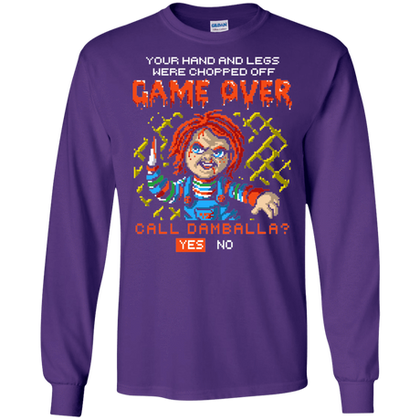 T-Shirts Purple / S Game Over Men's Long Sleeve T-Shirt