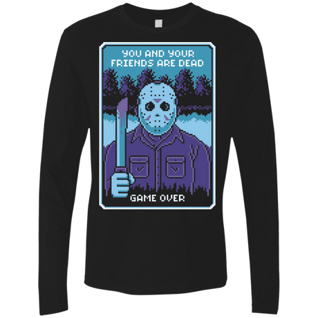 T-Shirts Black / S Game Over Men's Premium Long Sleeve