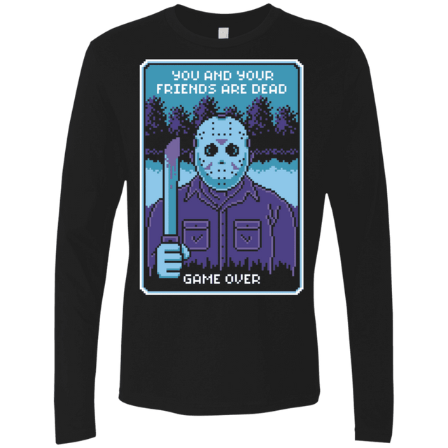 T-Shirts Black / S Game Over Men's Premium Long Sleeve