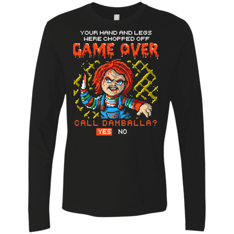 T-Shirts Black / S Game Over Men's Premium Long Sleeve