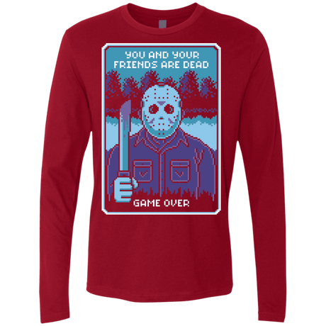 T-Shirts Cardinal / S Game Over Men's Premium Long Sleeve