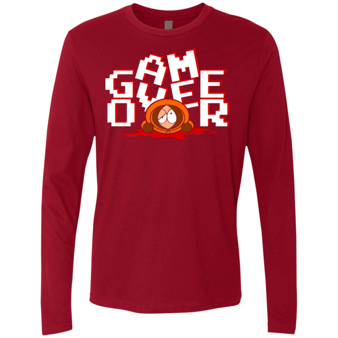 T-Shirts Cardinal / Small Game over Men's Premium Long Sleeve