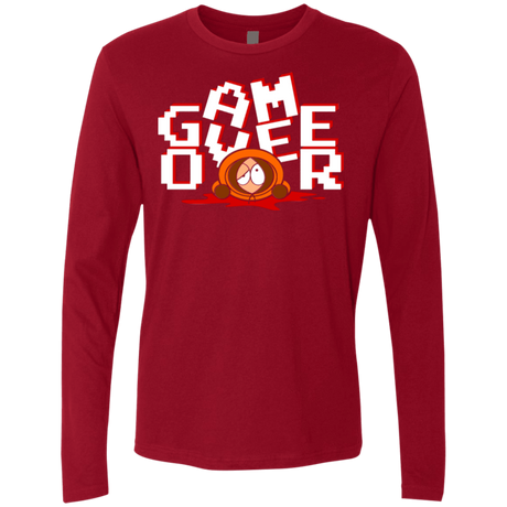 T-Shirts Cardinal / Small Game over Men's Premium Long Sleeve
