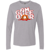 T-Shirts Heather Grey / Small Game over Men's Premium Long Sleeve