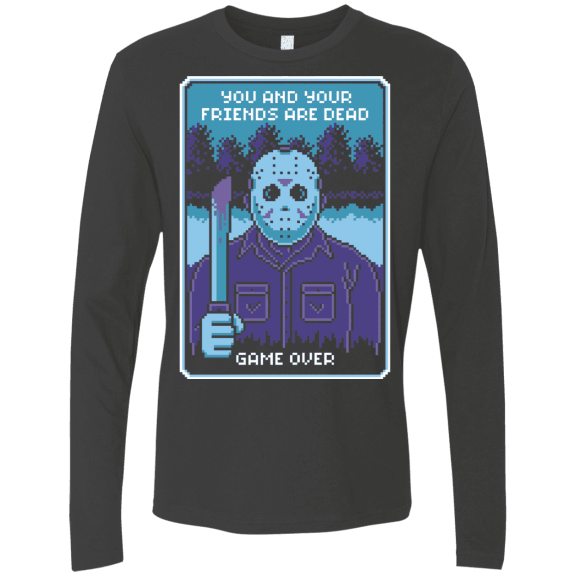 T-Shirts Heavy Metal / S Game Over Men's Premium Long Sleeve