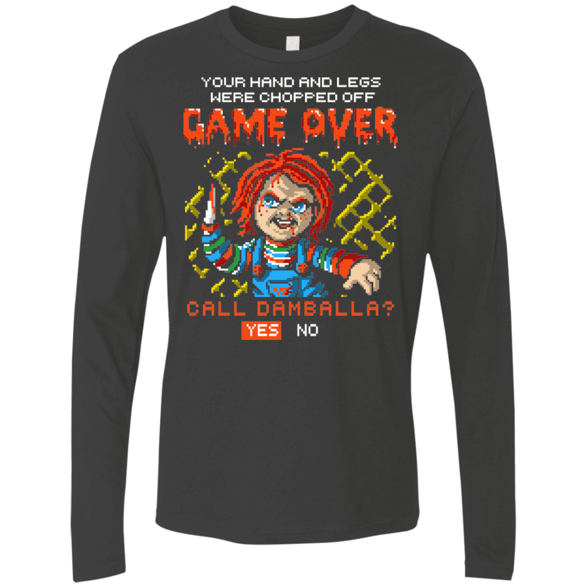 T-Shirts Heavy Metal / S Game Over Men's Premium Long Sleeve
