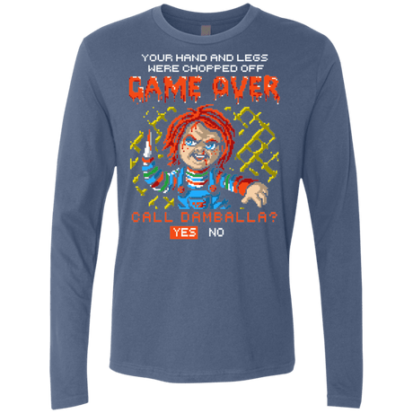 T-Shirts Indigo / S Game Over Men's Premium Long Sleeve
