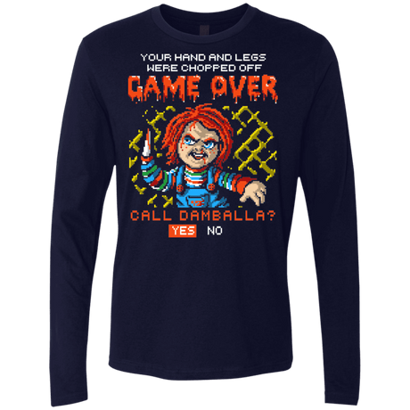 T-Shirts Midnight Navy / S Game Over Men's Premium Long Sleeve