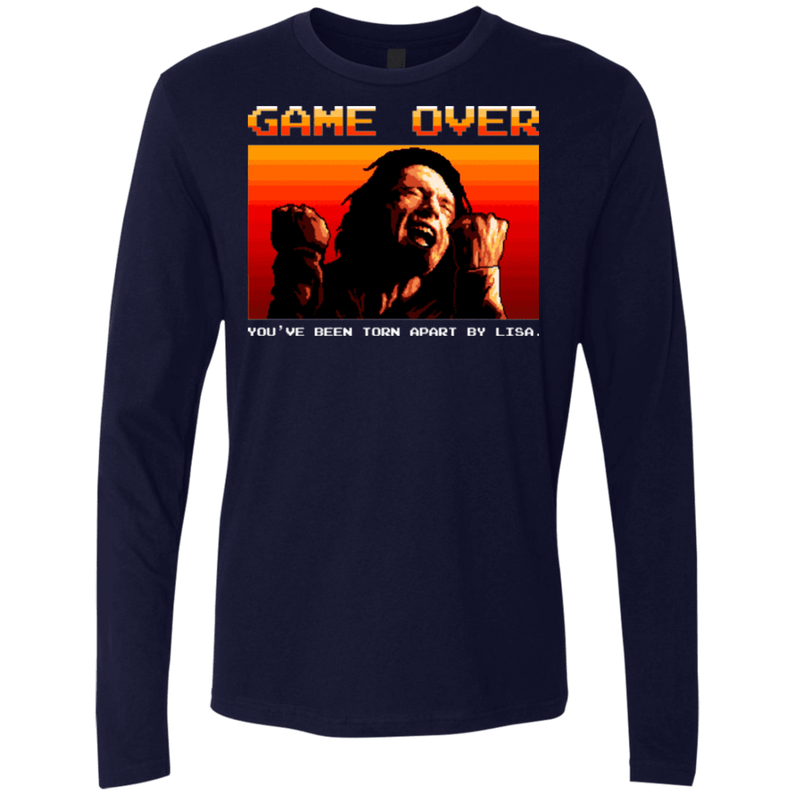 T-Shirts Midnight Navy / Small Game Over Men's Premium Long Sleeve