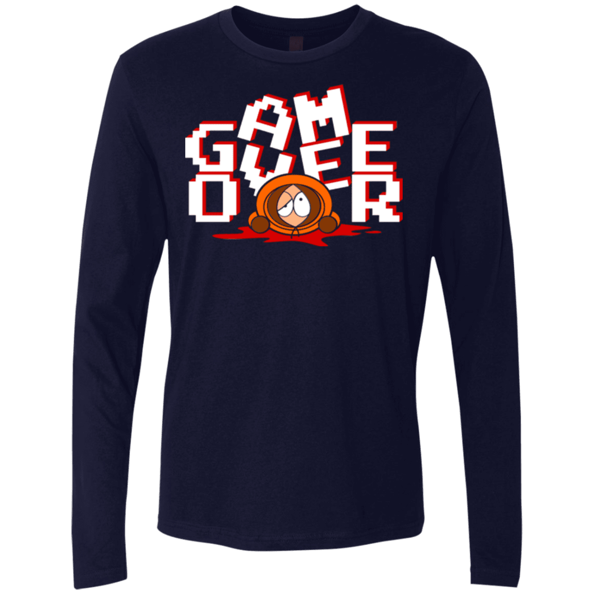 T-Shirts Midnight Navy / Small Game over Men's Premium Long Sleeve