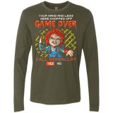 T-Shirts Military Green / S Game Over Men's Premium Long Sleeve