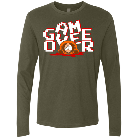T-Shirts Military Green / Small Game over Men's Premium Long Sleeve