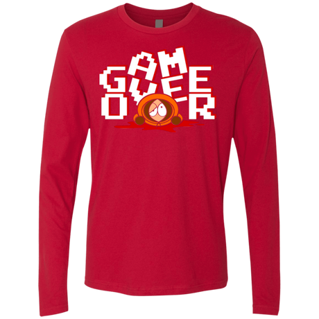 T-Shirts Red / Small Game over Men's Premium Long Sleeve