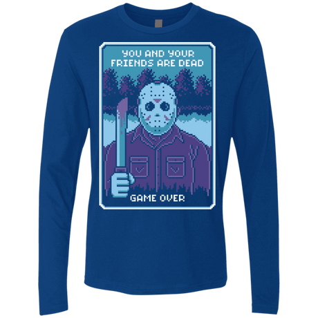 T-Shirts Royal / S Game Over Men's Premium Long Sleeve