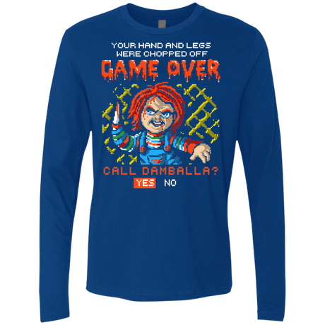T-Shirts Royal / S Game Over Men's Premium Long Sleeve
