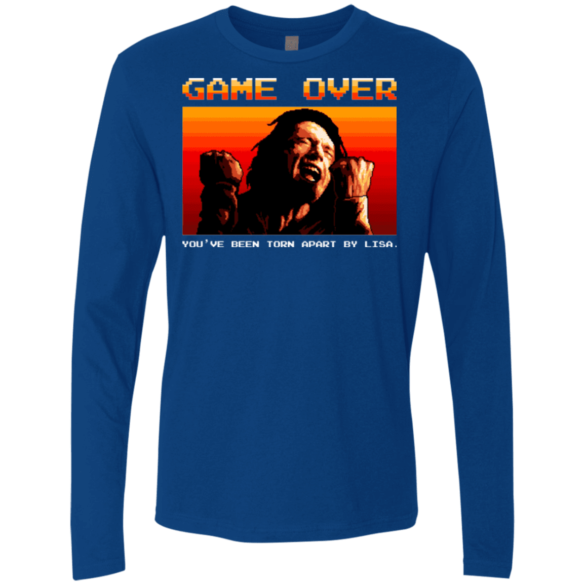 T-Shirts Royal / Small Game Over Men's Premium Long Sleeve