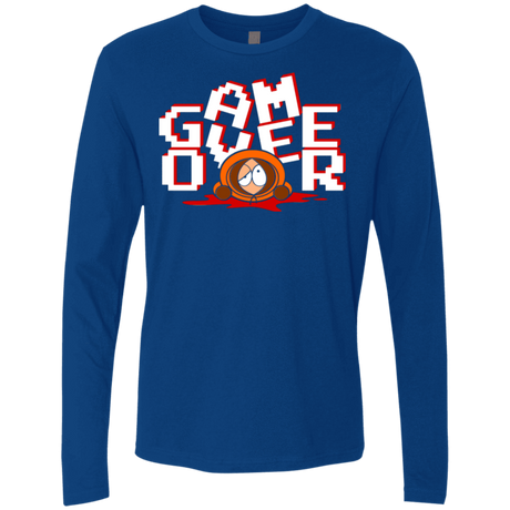 T-Shirts Royal / Small Game over Men's Premium Long Sleeve