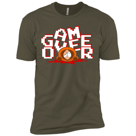 T-Shirts Military Green / X-Small Game over Men's Premium T-Shirt