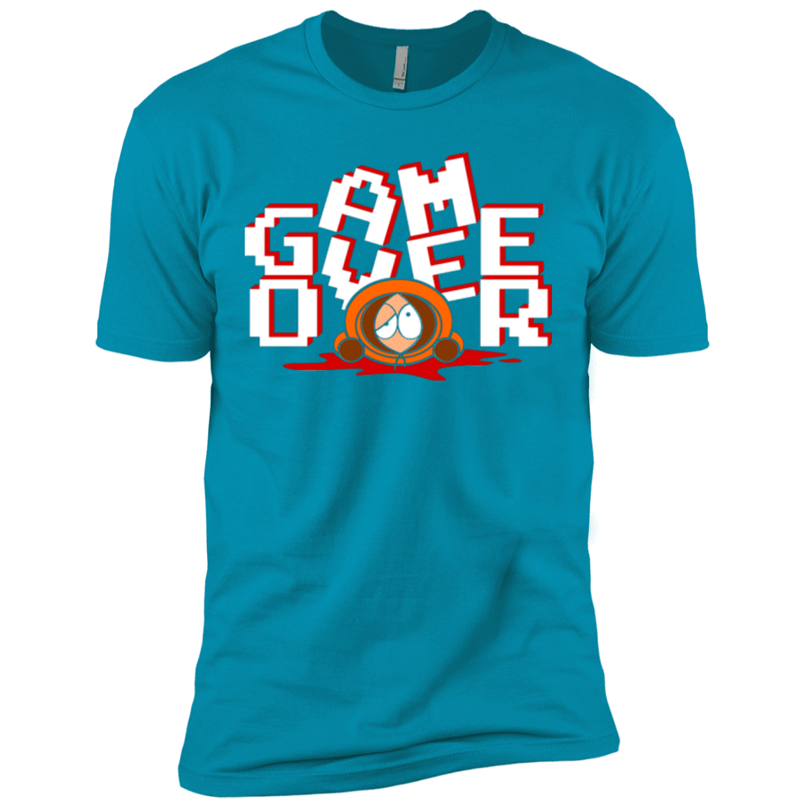 T-Shirts Turquoise / X-Small Game over Men's Premium T-Shirt