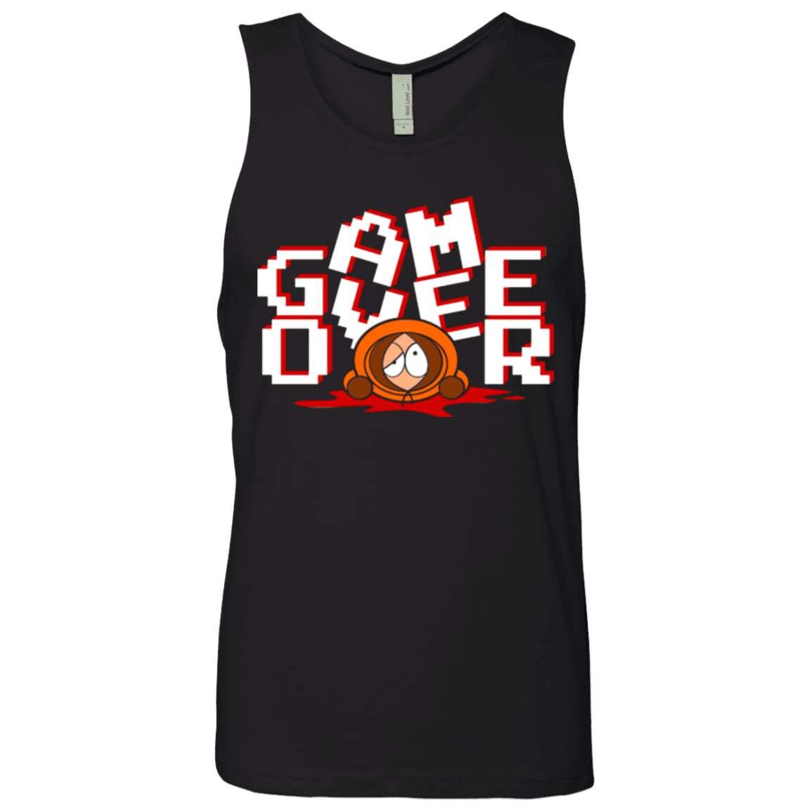 T-Shirts Black / Small Game over Men's Premium Tank Top