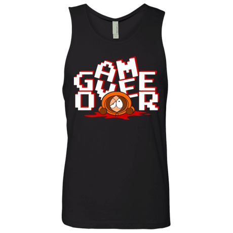 T-Shirts Black / Small Game over Men's Premium Tank Top