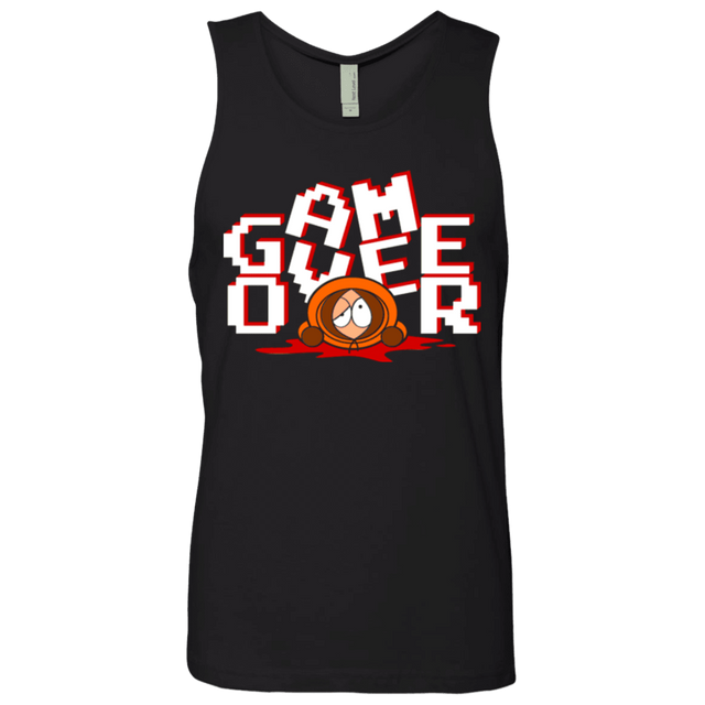 T-Shirts Black / Small Game over Men's Premium Tank Top