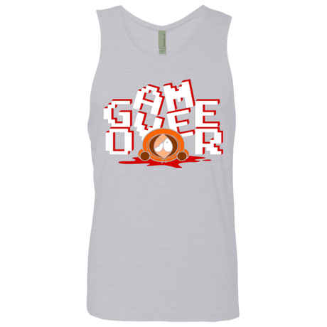 T-Shirts Heather Grey / Small Game over Men's Premium Tank Top