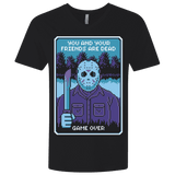 T-Shirts Black / X-Small Game Over Men's Premium V-Neck