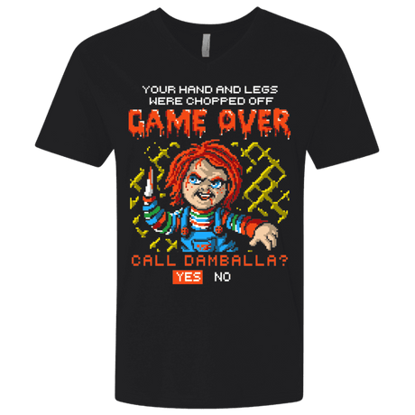 T-Shirts Black / X-Small Game Over Men's Premium V-Neck