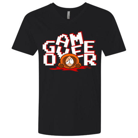 T-Shirts Black / X-Small Game over Men's Premium V-Neck