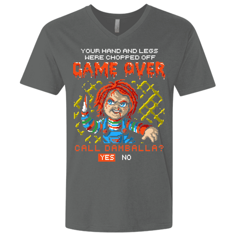 T-Shirts Heavy Metal / X-Small Game Over Men's Premium V-Neck