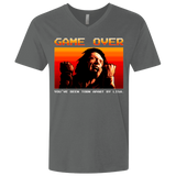 T-Shirts Heavy Metal / X-Small Game Over Men's Premium V-Neck