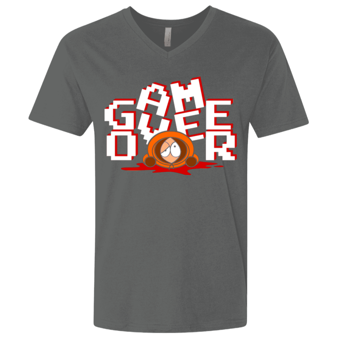T-Shirts Heavy Metal / X-Small Game over Men's Premium V-Neck