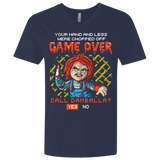 T-Shirts Midnight Navy / X-Small Game Over Men's Premium V-Neck
