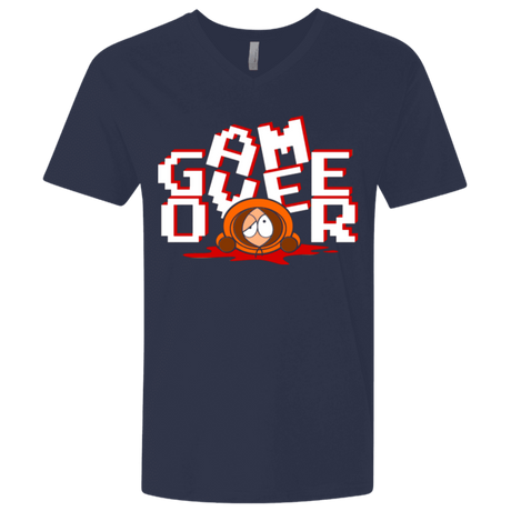 T-Shirts Midnight Navy / X-Small Game over Men's Premium V-Neck