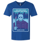 T-Shirts Royal / X-Small Game Over Men's Premium V-Neck