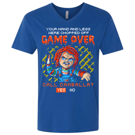 T-Shirts Royal / X-Small Game Over Men's Premium V-Neck